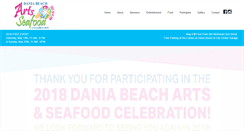 Desktop Screenshot of daniabeachartsandseafoodcelebration.com